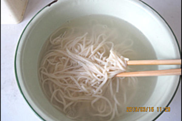 海虹汤韭菜打卤面的做法图解15