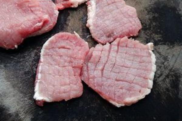 电饼铛香煎猪排的做法图解2