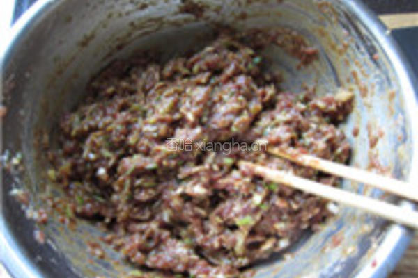 龙井茶香牛肉水饺的做法图解12