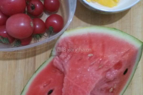 爱心水果拼盘的做法图解1