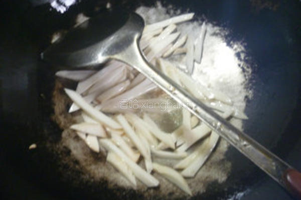 杏鲍菇炒香干的做法图解5