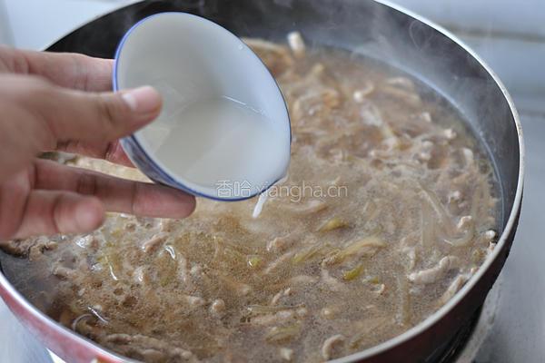 榨菜肉丝面的做法图解12