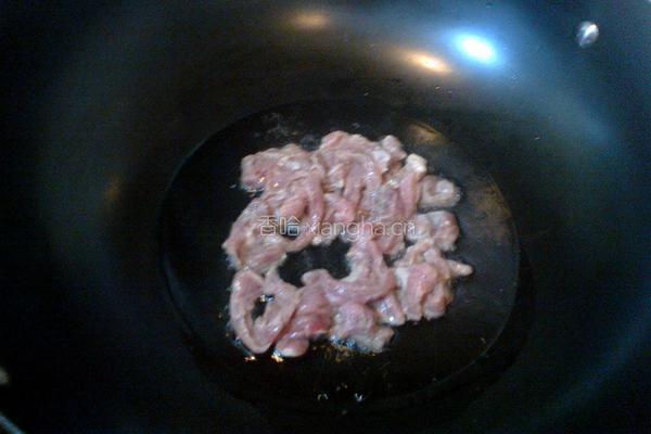 茭白香干炒肉丝的做法图解3