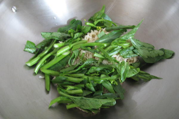 蚝油菜心面的做法图解5