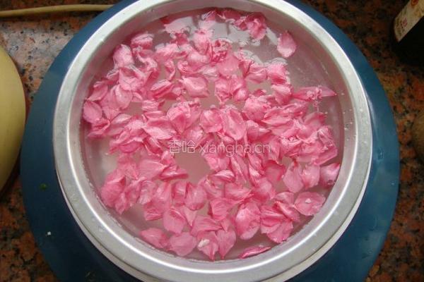红糖桃花粥的做法图解4