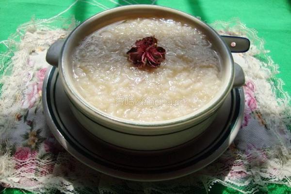 红糖桃花粥的做法图解8