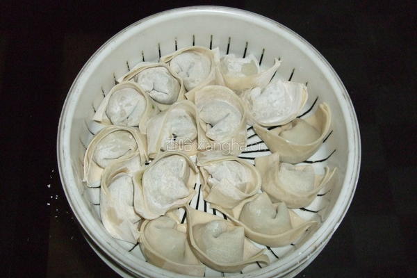 荠菜馄饨的做法图解4