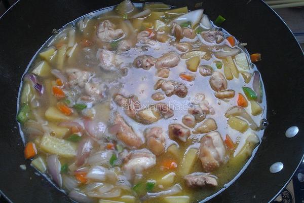 咖喱鸡饭！的做法图解9
