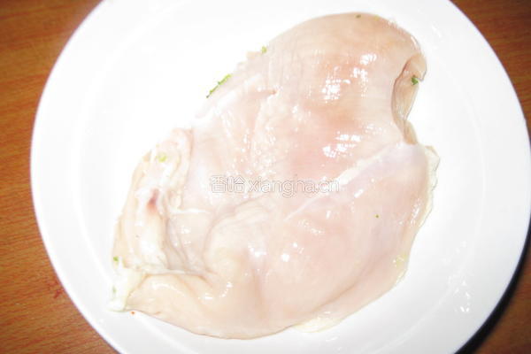 鸡肉豆卷的做法图解1