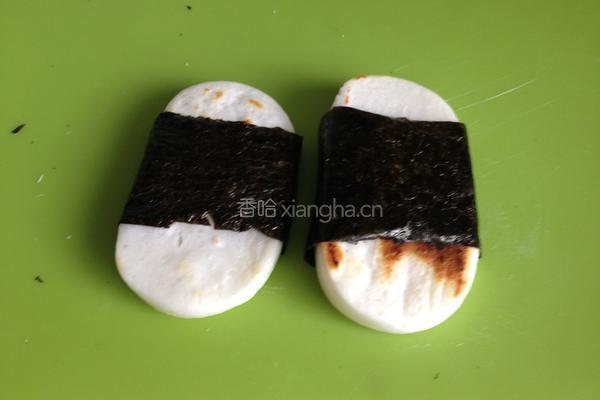 香烤海苔饵块的做法图解8
