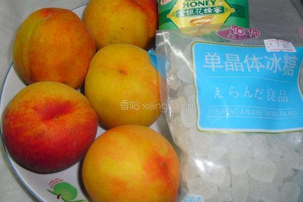 黄桃罐头的做法图解1