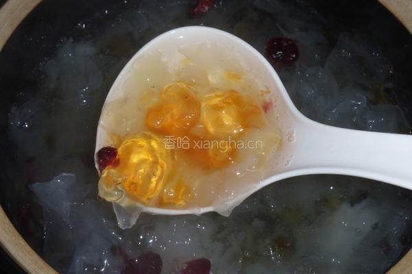 雪莲子桃花泪的做法图解8