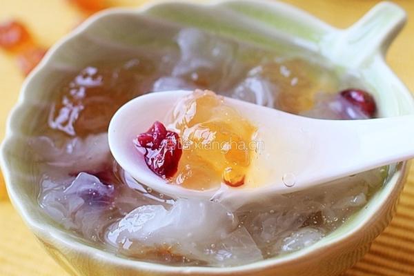 雪莲子桃花泪的做法图解9