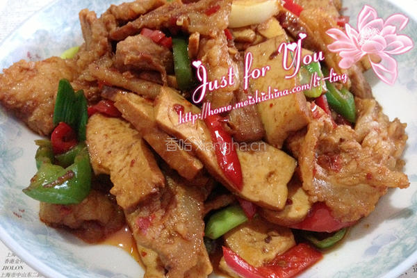 香干回锅肉