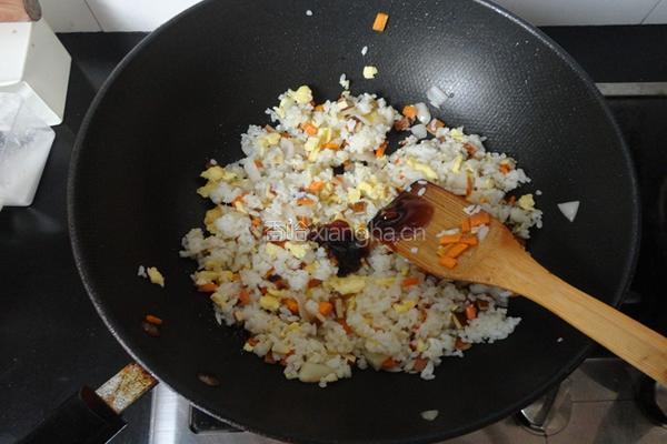 蚝油鸡蛋炒饭的做法图解7