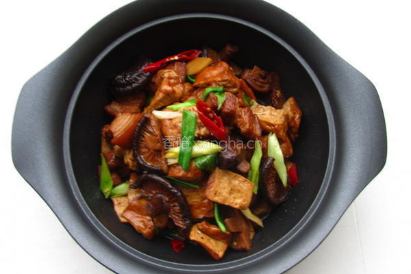 香干烧肉的做法图解11