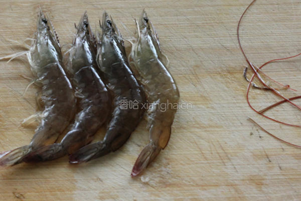 茶香干煸虾的做法图解3