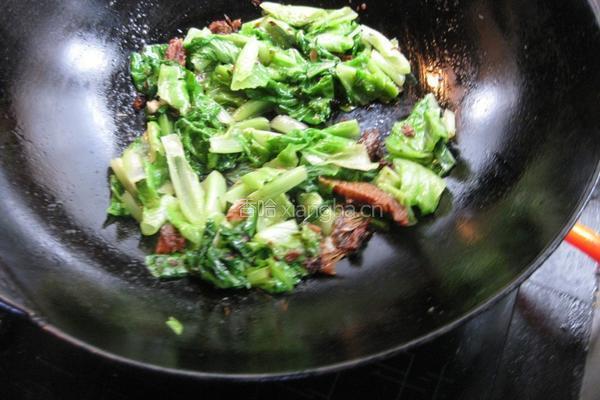 豆豉鲮鱼生菜的做法图解7