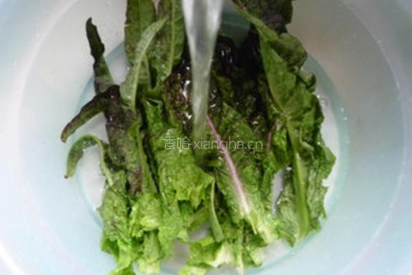 莴笋叶炒榨菜的做法图解3