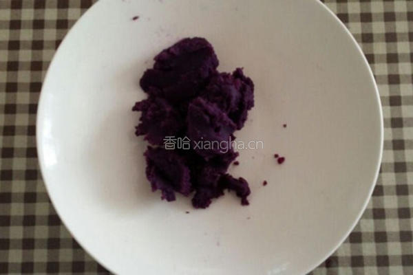 紫薯土司面包机的做法图解4