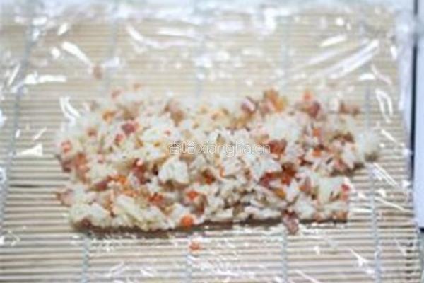 海苔培根饭团的做法图解5