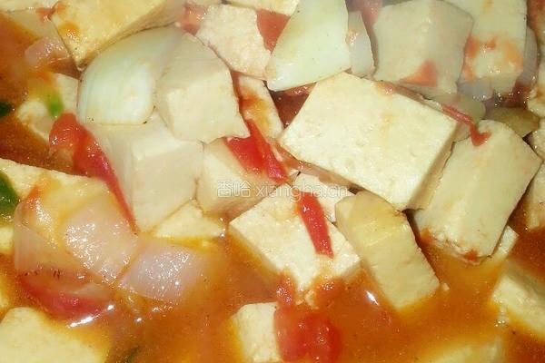 西红柿炖豆腐的做法图解6