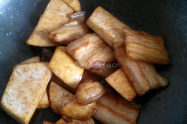 香芋闷肉的做法图解4