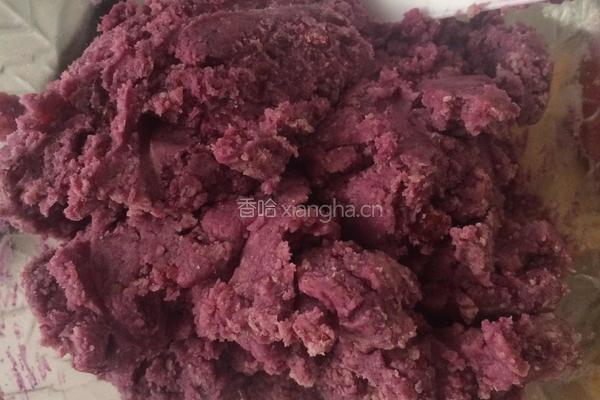 紫薯蔓越莓饼干的做法图解6
