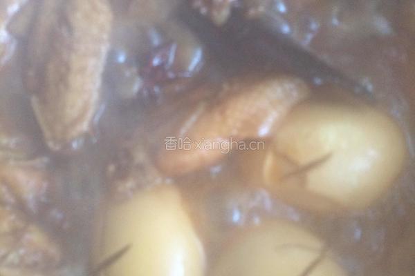 可乐鸡翅蛋的做法图解7