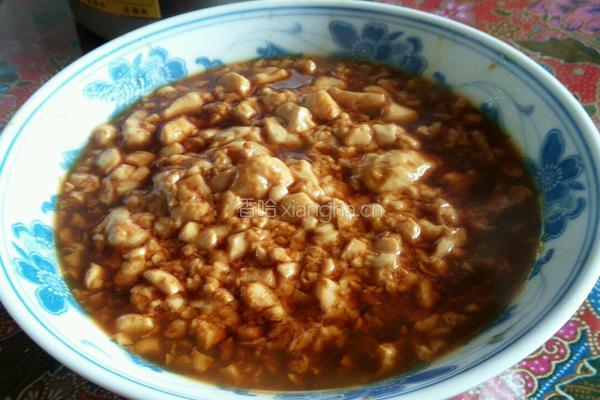 大虾红烧豆腐的做法图解3