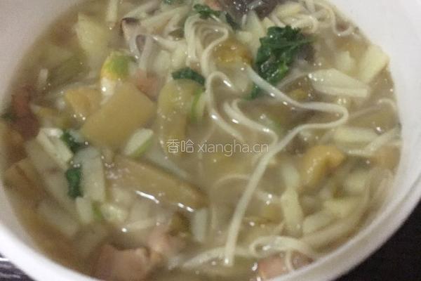 酸菜土豆面的做法图解7