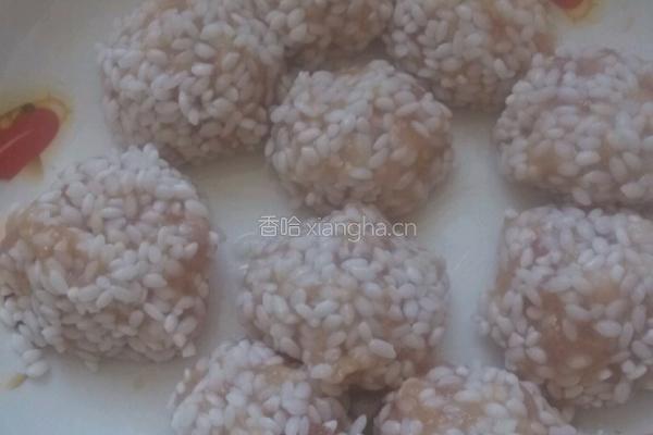 大米肉丸子的做法图解5