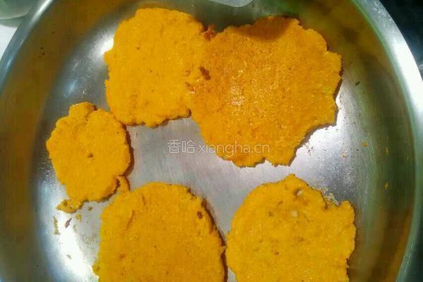 南瓜豆渣饼的做法图解6
