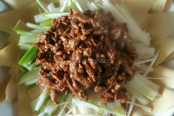 巨无霸版京酱肉丝的做法图解3