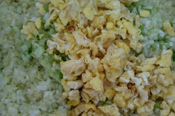 白菜鸡蛋素饺子的做法图解5