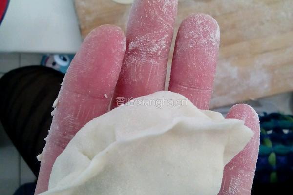 白菜鸡蛋素饺子的做法图解10