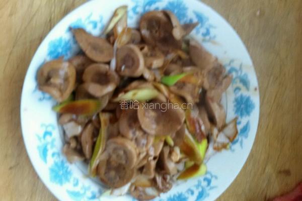 大葱爆羊腰的做法图解8