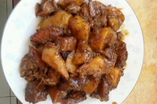 土豆煨牛肉的做法图解4