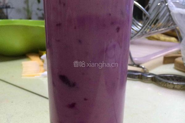 紫薯酸奶的做法图解1