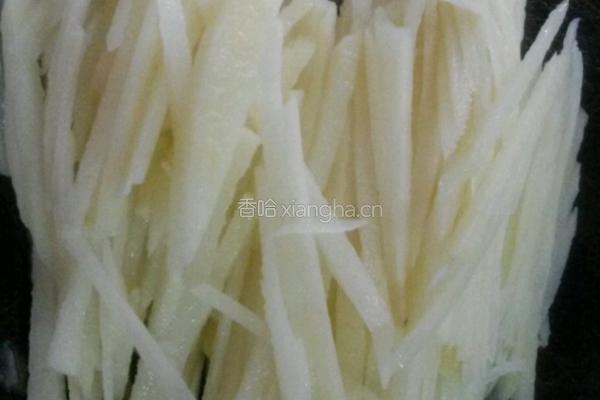 清炒土豆丝的做法图解1