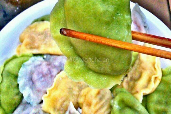 三色水饺的做法图解15