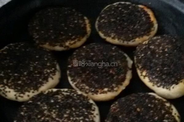 黑芝麻油酥饼的做法图解18