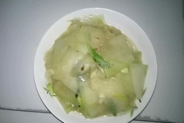 清炒冬瓜的做法图解5