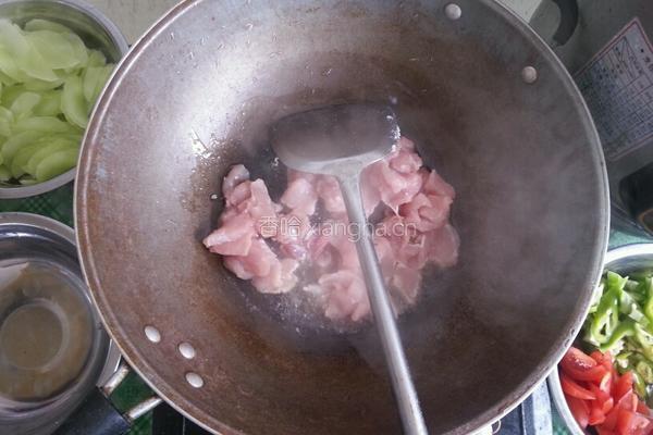 莴笋炒肉的做法图解2
