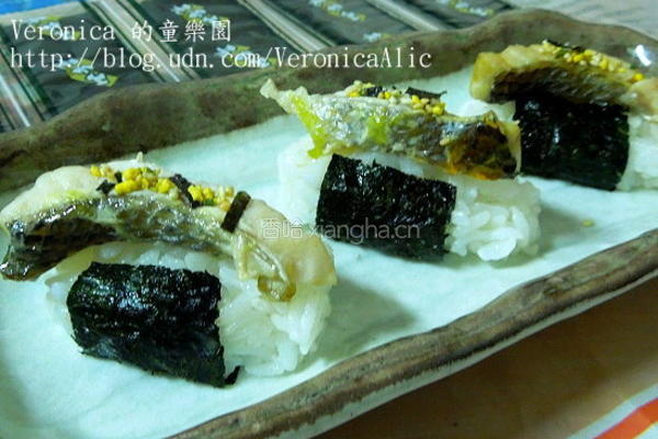 烤鱼海苔寿司的做法图解3