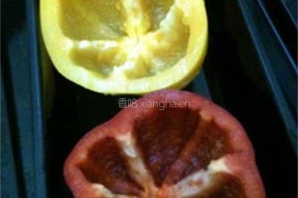 意式香料烤甜椒的做法图解1