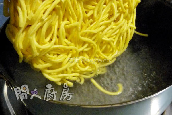干烧三菇伊面的做法图解3