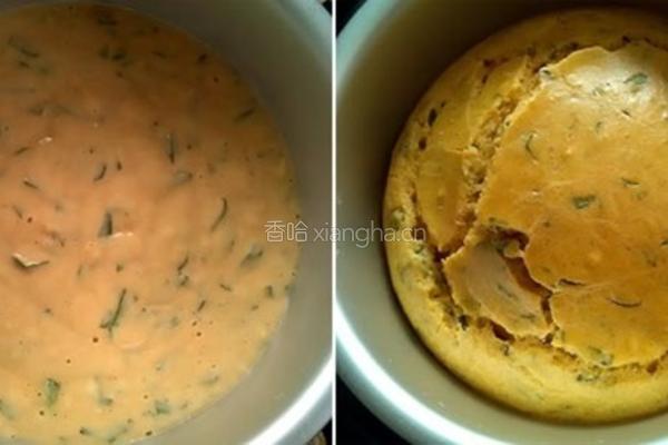 九层塔咸蛋糕的做法图解4