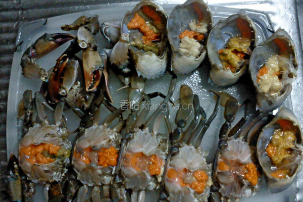 麻油锯缘青蟹的做法图解1