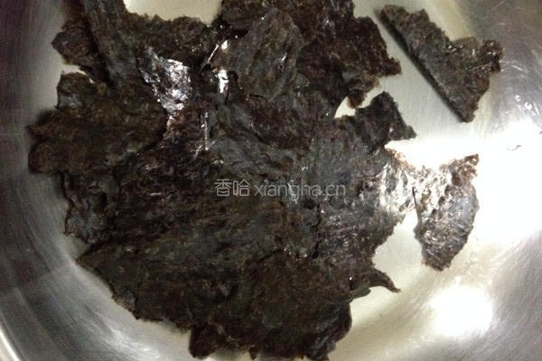 香菇海苔酱的做法图解2